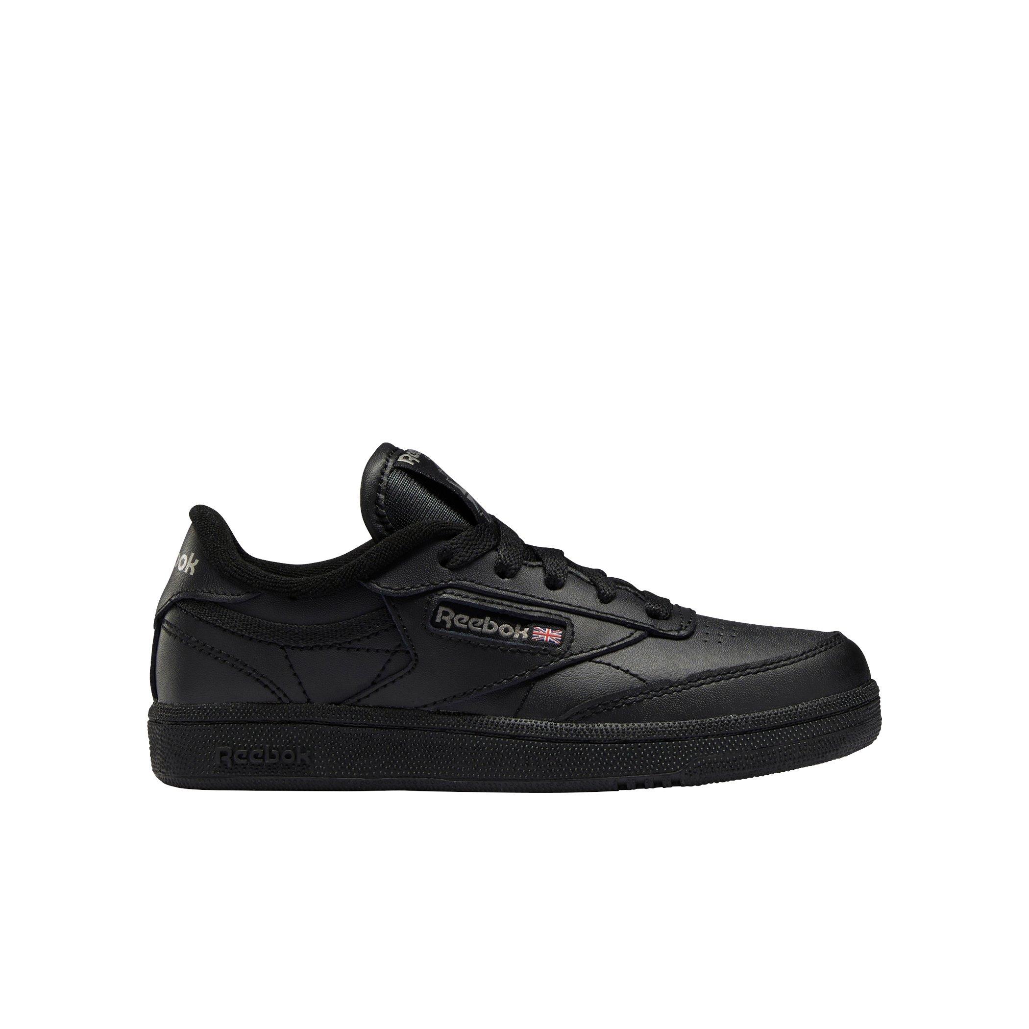Reebok Club C "Black/Charcoal" Preschool Boys' Shoe